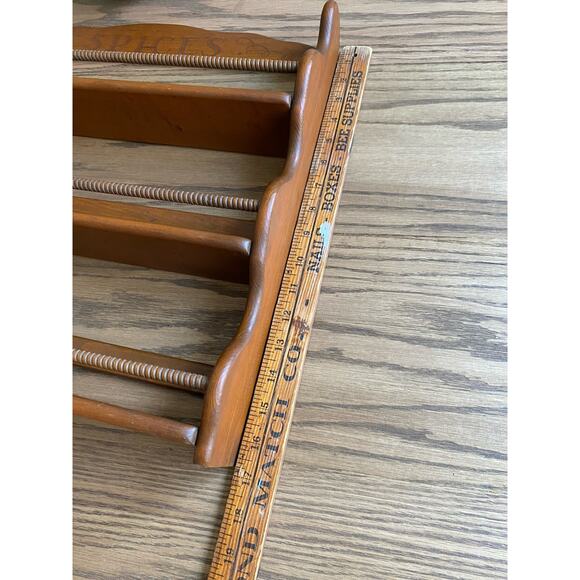 Vintage Wooden Spice Rack Wall Hanging 17” Three Tier Cottagecore Rack “Spices” - Picture 3 of 5